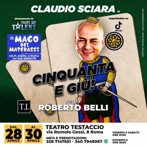 La terapia del buonumore arriva con Claudio Sciara