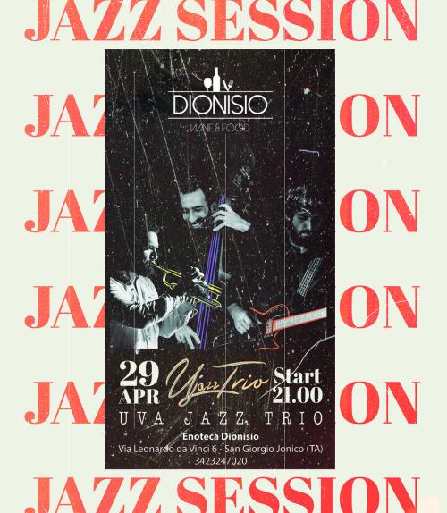 Uva Jazz Trio | Jazz Session | 29APR @ Enoteca Dionisio