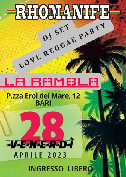 Dj Set Love Reggae Party