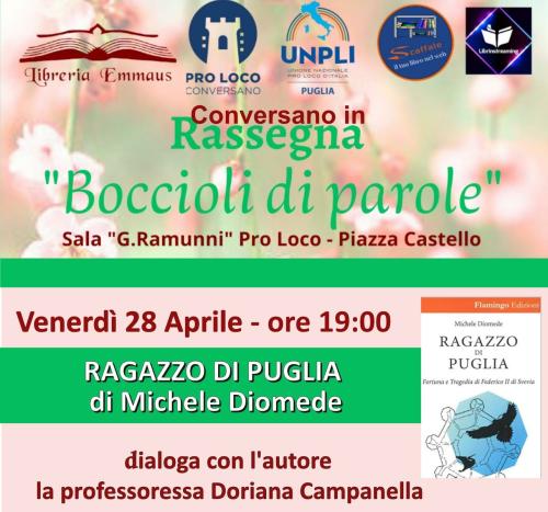 Conversano in Rassegna, al via Boccioli di Parole