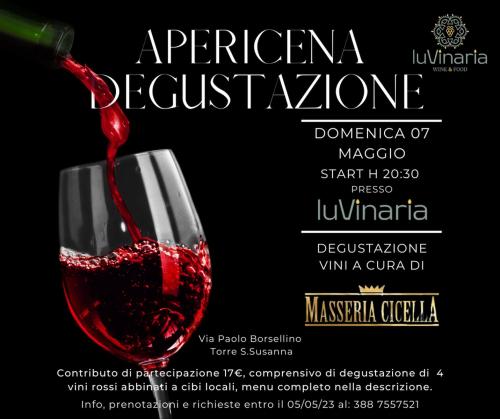 Degustazione guidata cibo-vino