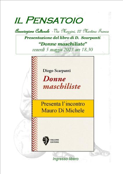 Presentazione del libro "Donne maschiliste" di Diego Scarpanti