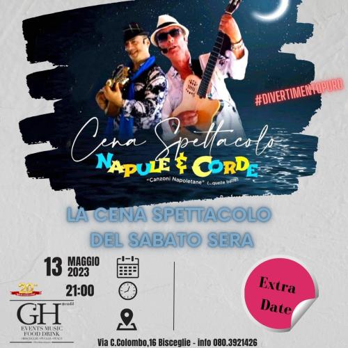 LA CENA SPETTACOLO DEL SABATO SERA A BISCEGLIE G'H