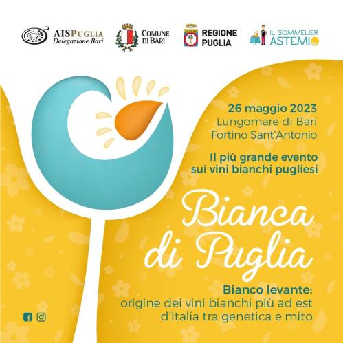 Bianca di Puglia, i vini bianchi pugliesi in festa