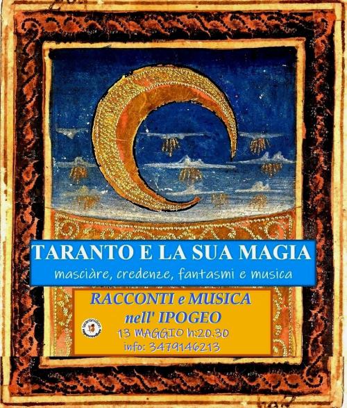 🔮 RACCONTI E MUSICA NELL’IPOGEO “TARANTO E LA SUA MAGIA: Masciàre, Credenze, Fantasmi e Musica.”