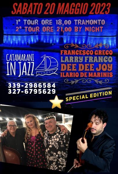 FRANCESCO GRECO & LARRY FRANCO TRIO per CATAMARANI IN JAZZ - edizione speciale