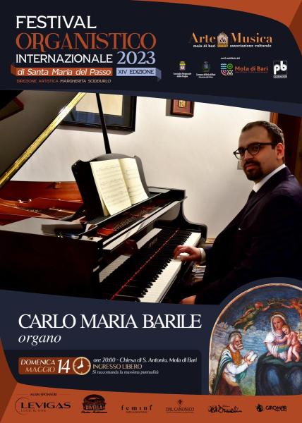 Carlo Maria Barile a Mola per il Festival Organistico Internazionale