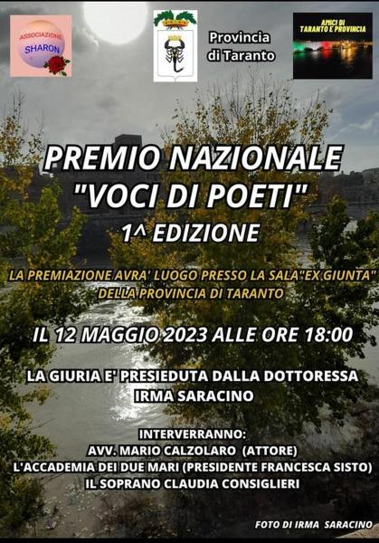 CONCORSO NAZIONALE  '' VOCI DI POETI''
