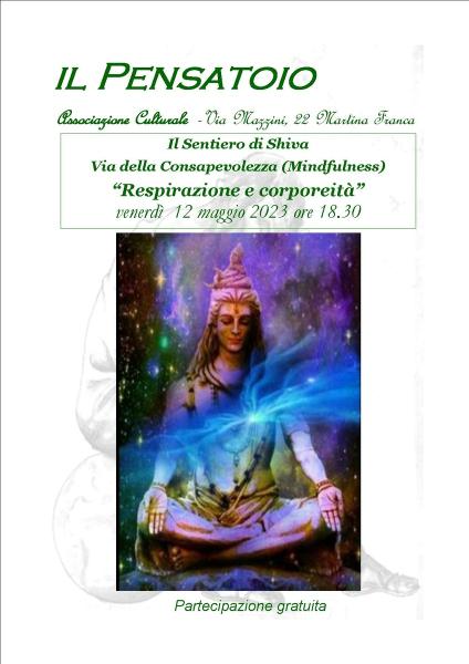 Lezione di respirazione consapevole.