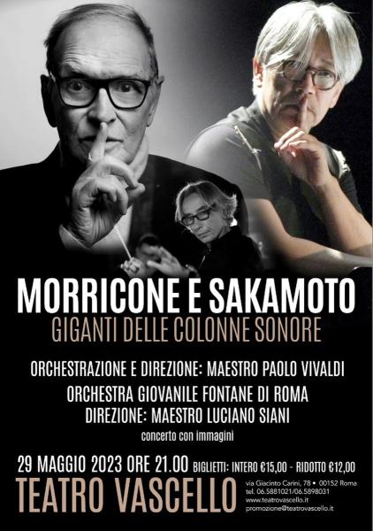 Morricone e Sakamoto Giganti Delle Colonne Sonore