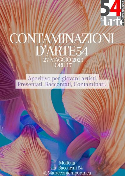 Contaminazioni d’Arte54. Il 27 maggio i giovani artisti si presentano in Galleria Arte54 a Molfetta