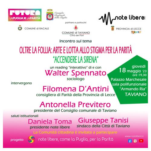 OLTRE LA FOLLIA: ARTE E LOTTA ALLO STIGMA PER LA PARITÀ