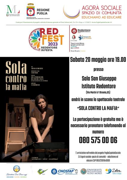 SOLA CONTRO LA MAFIA  - Teatrermitage