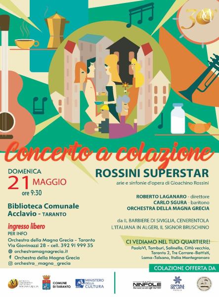 ROSSINI SUPERSTAR - Concerto a colazione