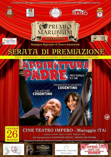 "ADDIRITTURA PADRE" Premio Marubium 2023