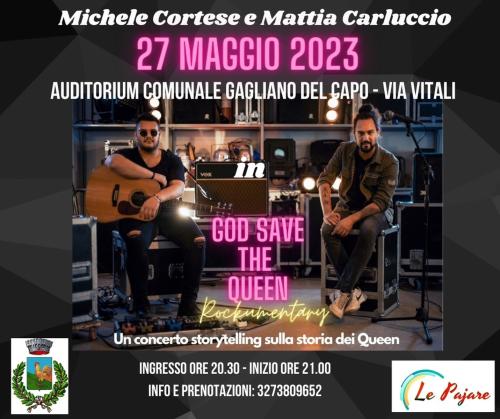 Michele Cortese e Mattia Carluccio in "GOD SAVE THE QUEEN"