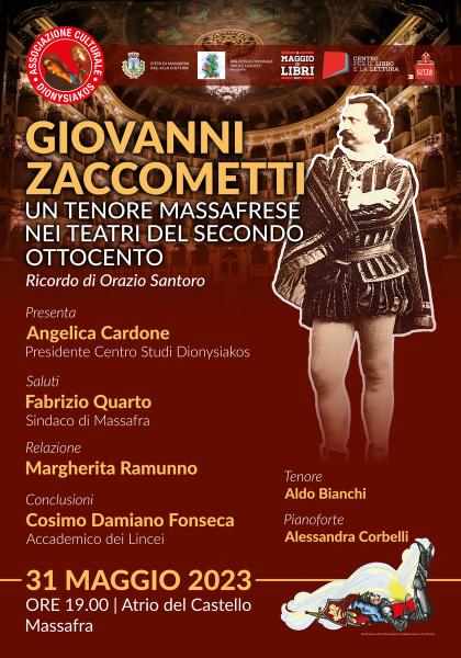 Giovanni Zaccometti - Un tenore massafrese nei teatri del Secondo Ottocento