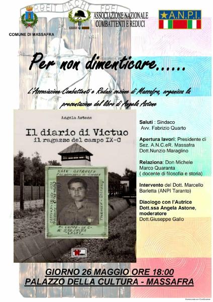 Presentazione del libro "Il diario di Victuo"