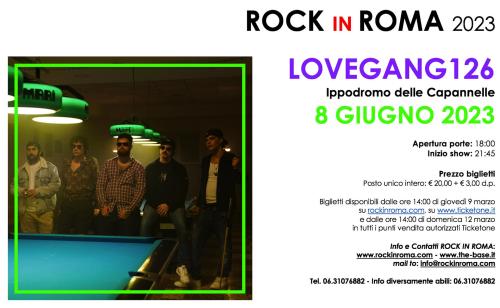 Rock in Roma: Lovegang126 live