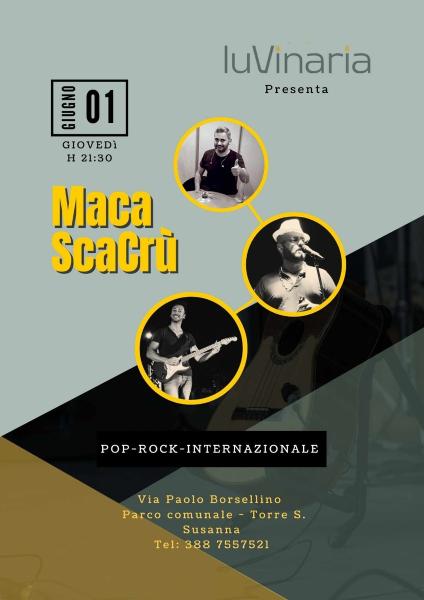MacaScaCrù - Pop rock internazionale