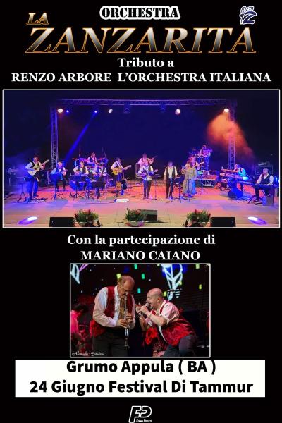 Festival di Tammur Con La Partecipazione di Mariano Caiano Vocalist de L'Orchestra Italiana di Renzo Arbore.