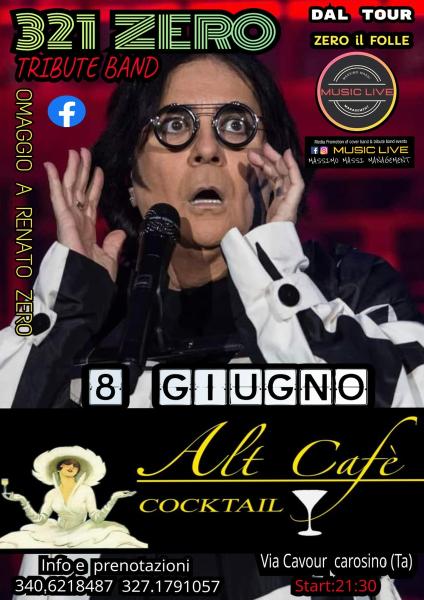 Alt Cafè live tribute band 321 ZERO