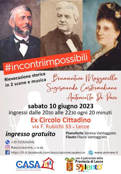 "Incontri impossibili" al Circolo cittadino