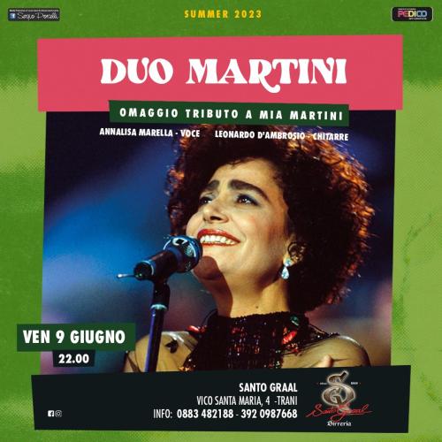 Duo Martini - Omaggio tributo a Mia Martini live a Trani