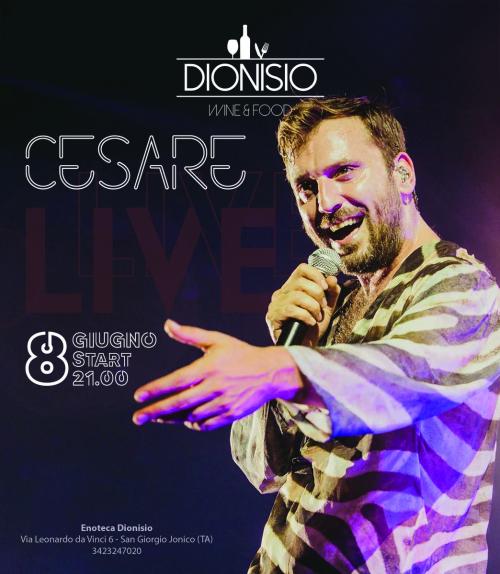 CESARE LIVE | CREMONINI Tribute | 08/06 Enoteca Dionisio
