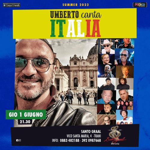 Umberto Tamborrino canta Italia... live a Trani