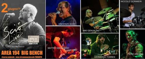 Sciò Live Band Pino Daniele Forever in concerto