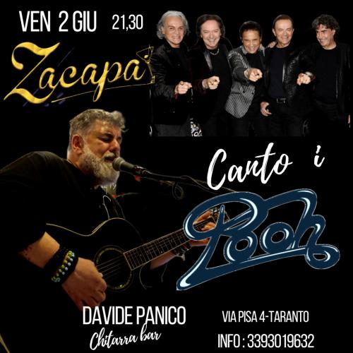 Omaggio ai Pooh con Davide Panico chitarra bar