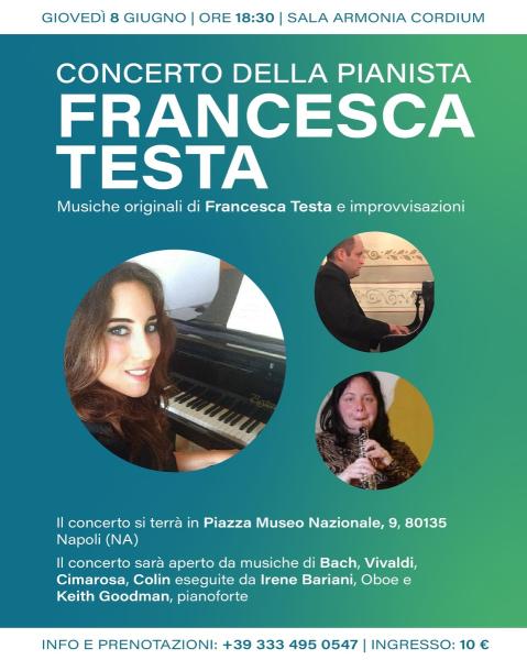 Concerto della pianista Francesca Testa