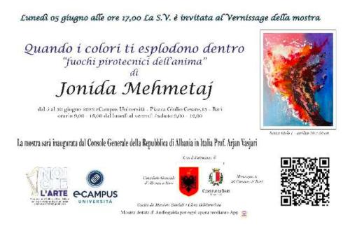 Jonida Mehmetaj, mostra personale