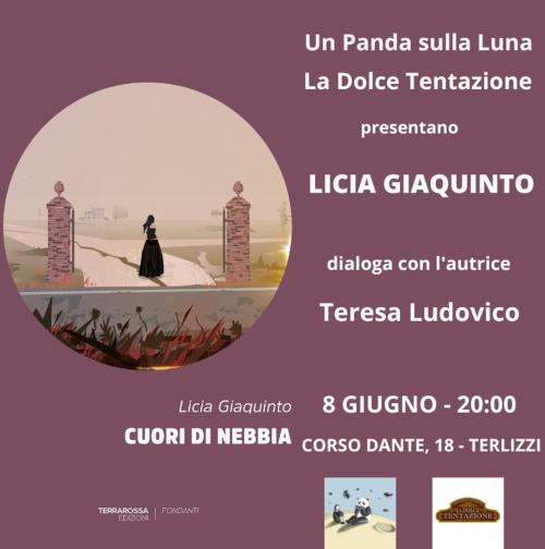 LICIA GIAQUINTO presenta "Cuori di nebbia" - Terrarossa edizioni