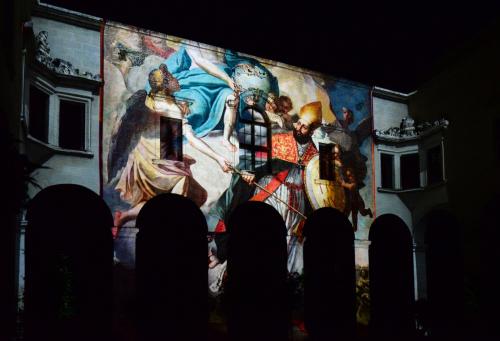Videomapping Chiostro di luce