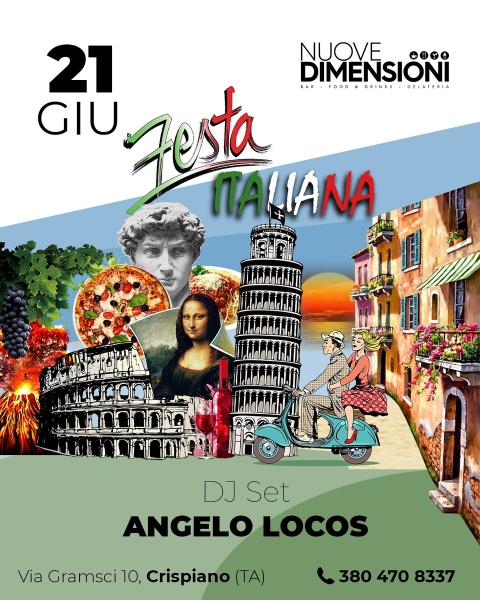 Serata a Tema "festa Italiana"