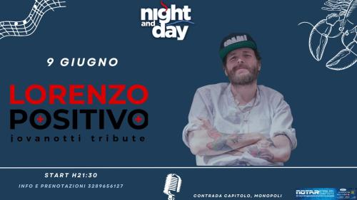 Lorenzo Positivo - Jovanotti tribute band live at Night and Day