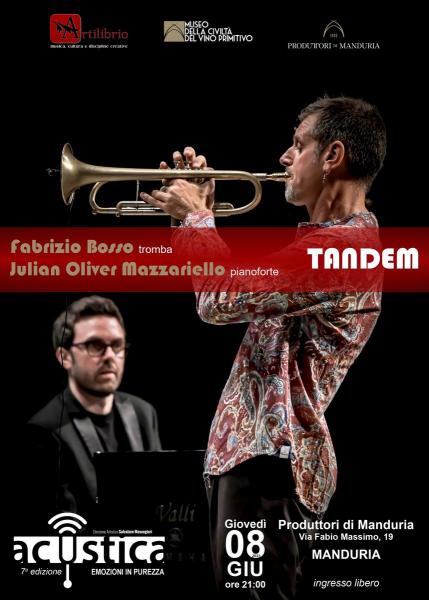 Acustica chiude con il "Tandem" jazz di Bosso e Mazzariello