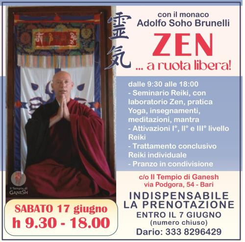 ZEN A RUOTA LIBERA con il monaco Adolfo Soho Brunelli
