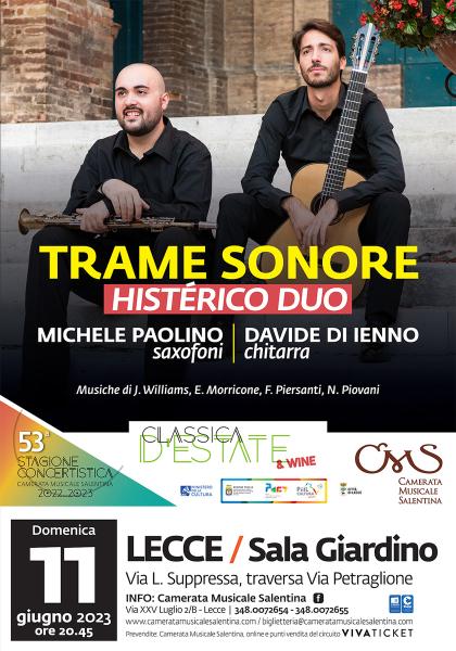 HISTERICO DUO in "Trame Sonore"