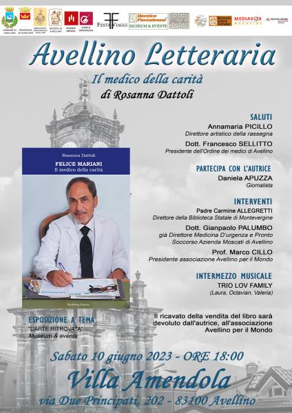 Ad Avellino Letteraria, il ricordo di Felice Mariani. “Il medico della carità”