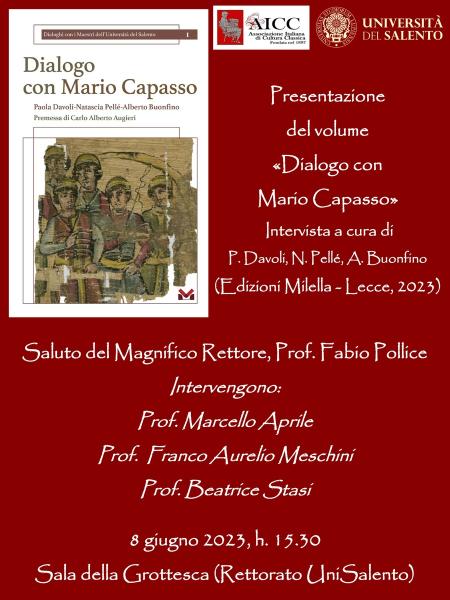 Presentazione del volume “Dialogo con Mario Capasso”