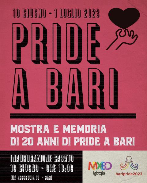 Pride a Bari - mostra e memoria di vent'anni di Pride