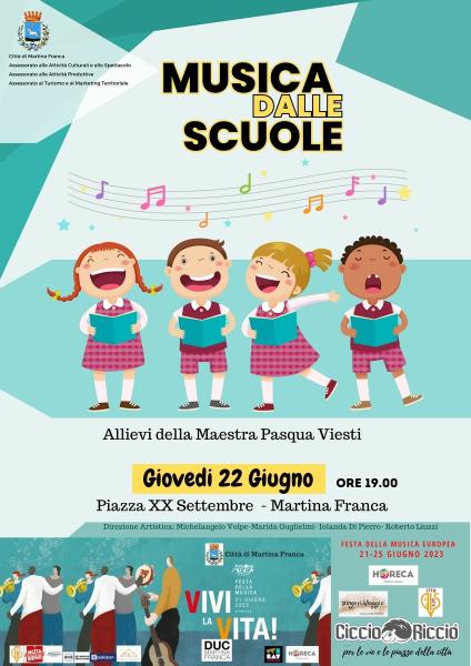MUSICA...DALLE SCUOLE in CORO per la Festa della Musica