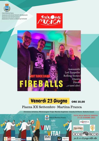 Fireballs alla Festa della Musica Europea