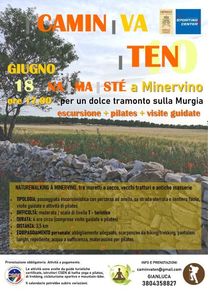 NA | MA | STÉ al tramonto sulla Murgia