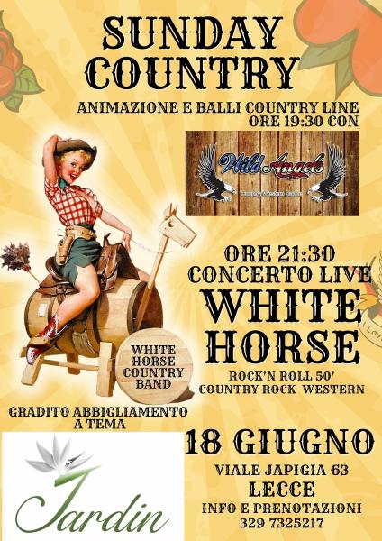 Sunday Country con White Horse Country Band & Wild Angels