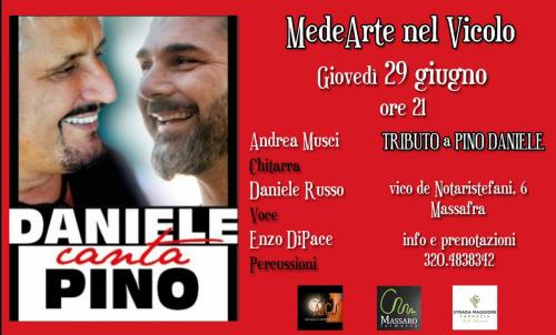 Daniele canta Pino omaggio a Pino Daniele