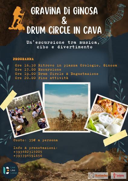 Gravina di Ginosa & Drum Circle in Cava
